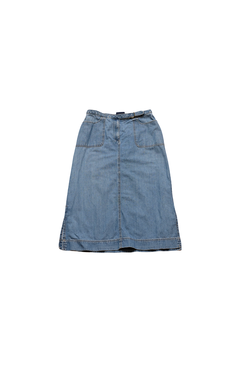 The Lovers Denim Midi Skirt